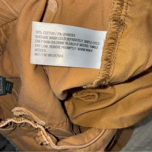 Tan Cropped Wide Leg Cargo Pants xs - Picture 4 of 6